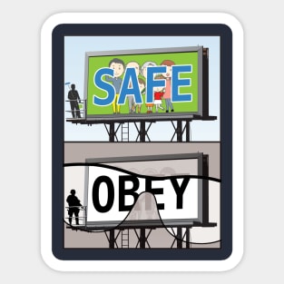 Safe - Obey Sticker